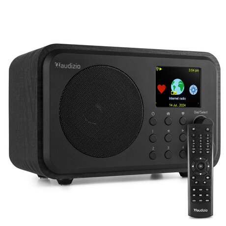 Audizio Vicenza - DAB+ och WIFI Radio med Bluetooth - På batteri - Svart, VICENZA WIFI INTERNETRADIO MED DAB+ OCH BATTERI SVART