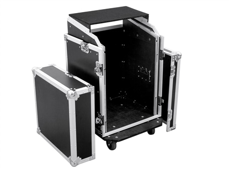 ROADINGER Special Combo Case LS5 Laptop Desk, 14U, Roadinger Special combo case LS5 laptop skrivbord, 14U