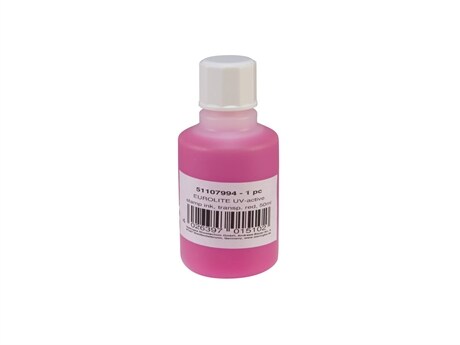 EUROLITE UV-active Stamp Ink, transparent red, 50ml, Eurolite UV-aktiv stämpelbläck, transparent röd, 50 ml