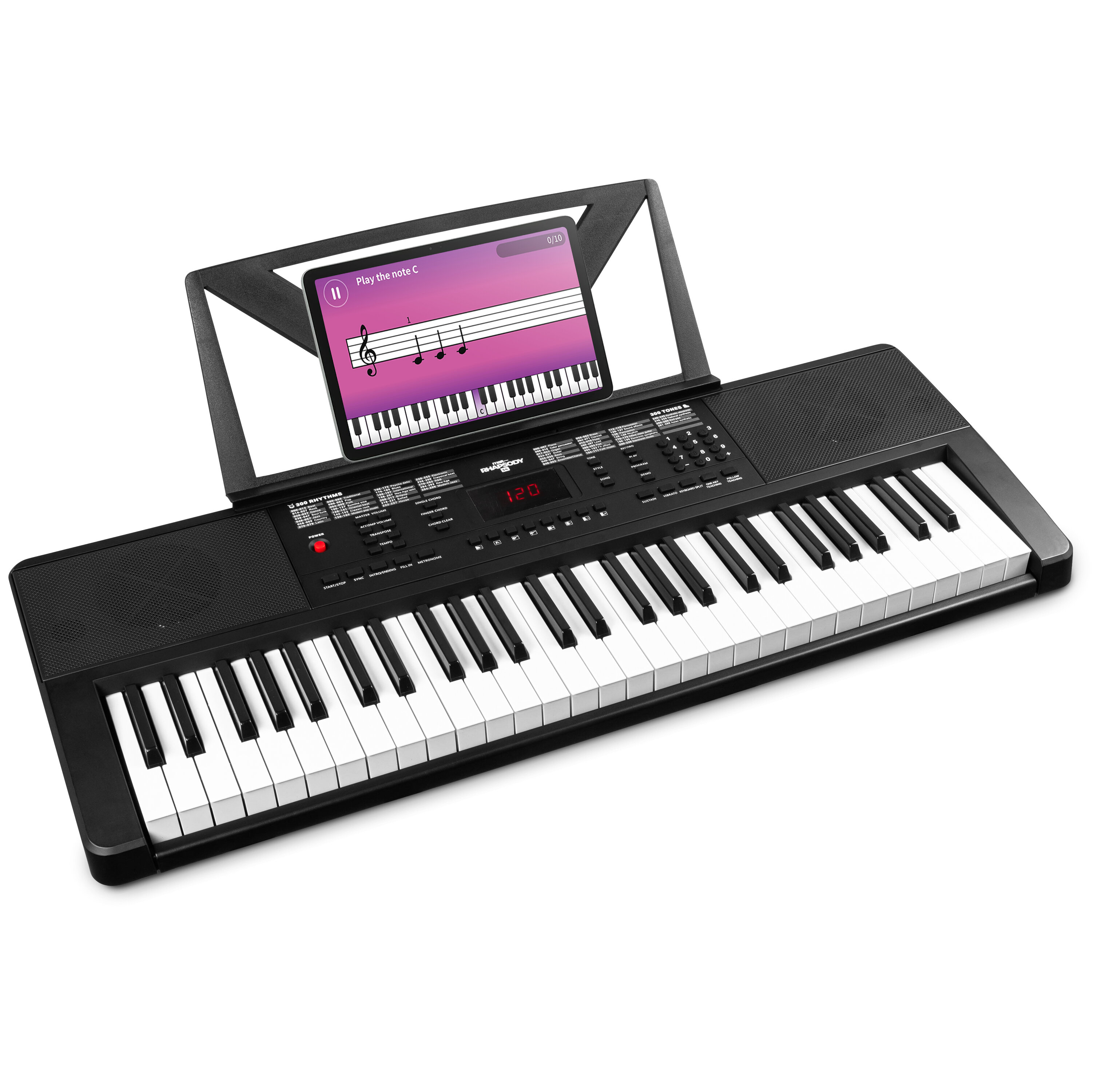 Max Rhapsody54 elektroniskt Keyboard 54-tangenter