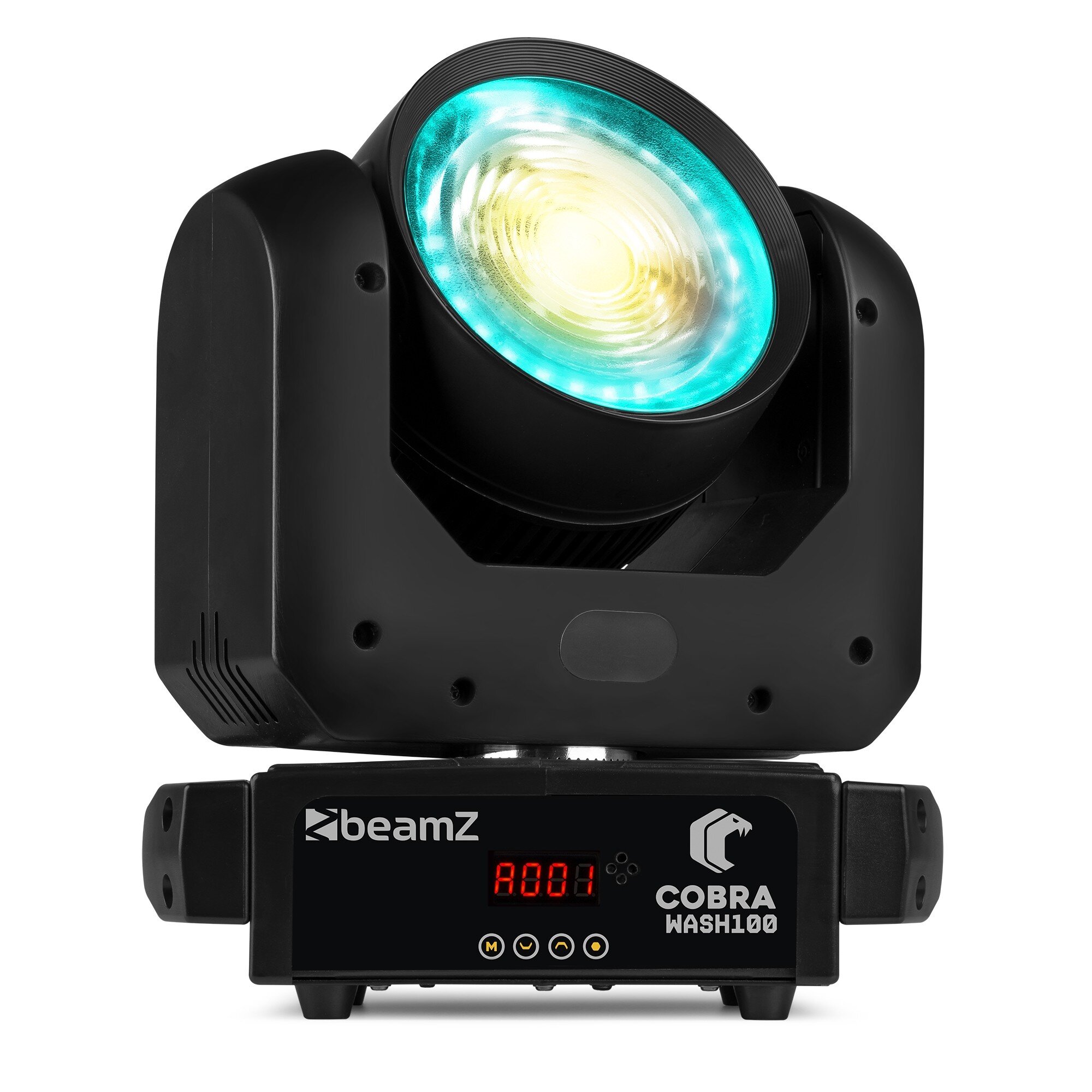 beamZ Cobra Wash100 Moving head med LED-ring - CW/WW - 100W