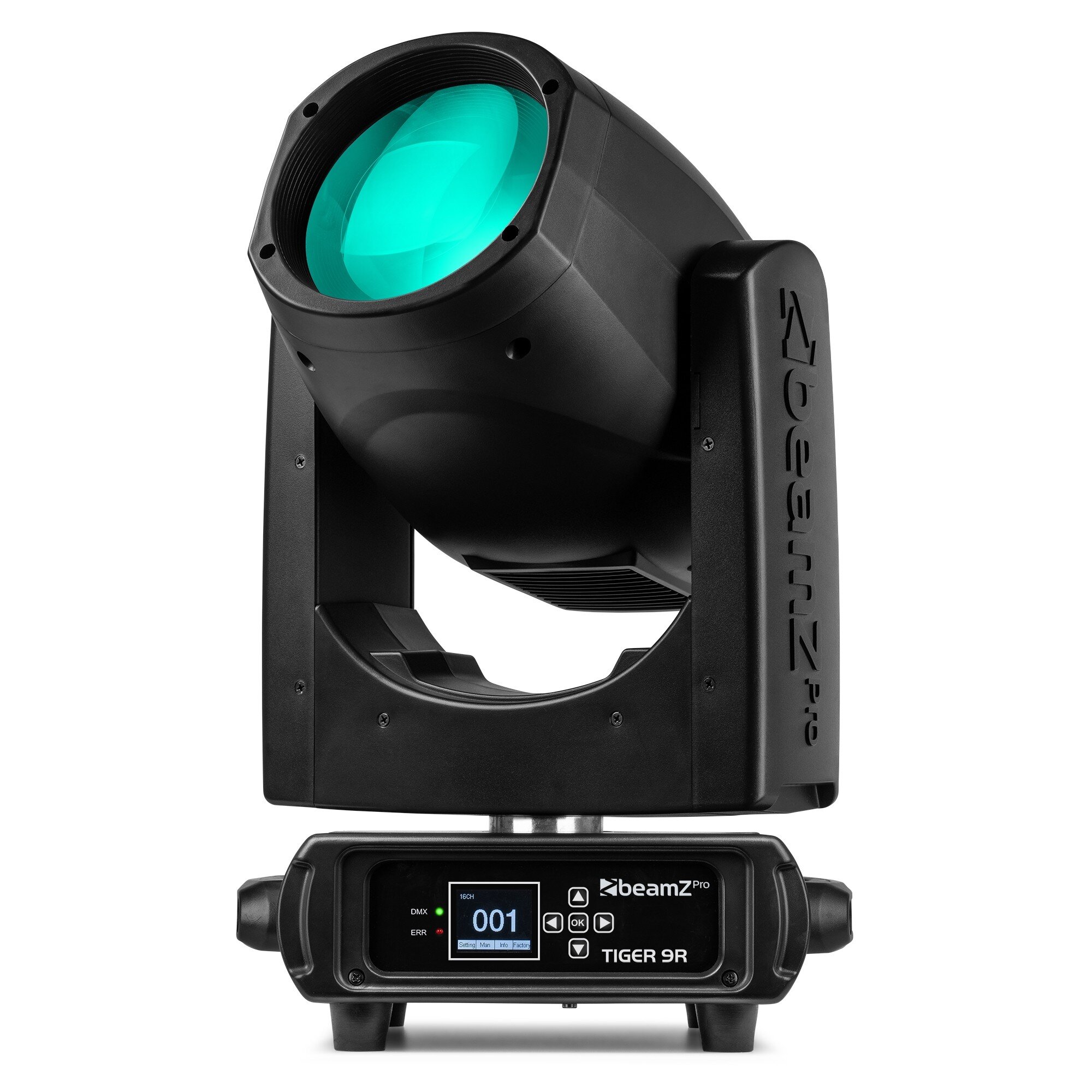 BeamZ Pro Tiger 9R Beam Moving head med 1° stråle - 14 färger och 14 gobos - 260W