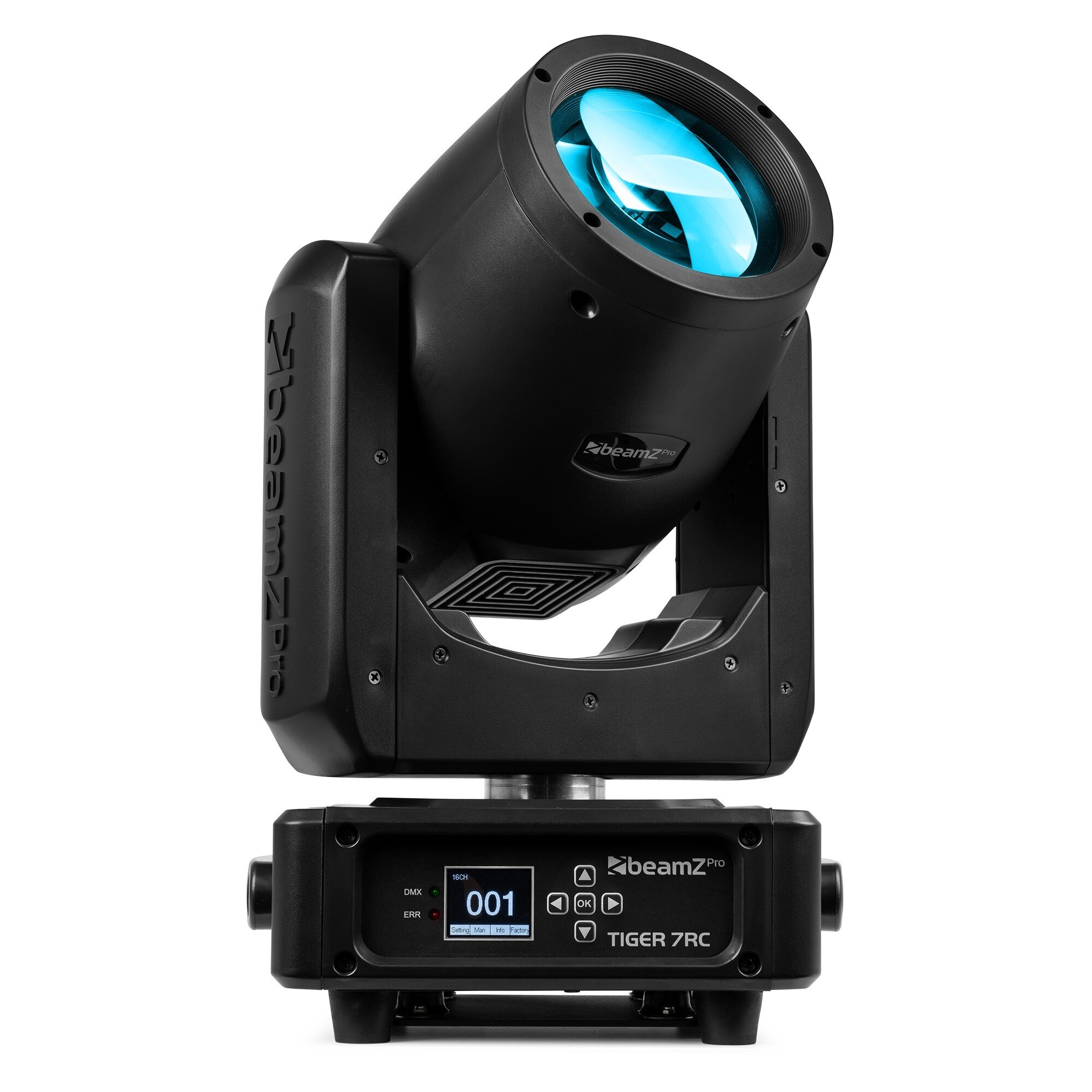 BeamZ Pro Tiger 7RC beam Moving head med 1° stråle - Med 13 färger och 15 gobos - 230W