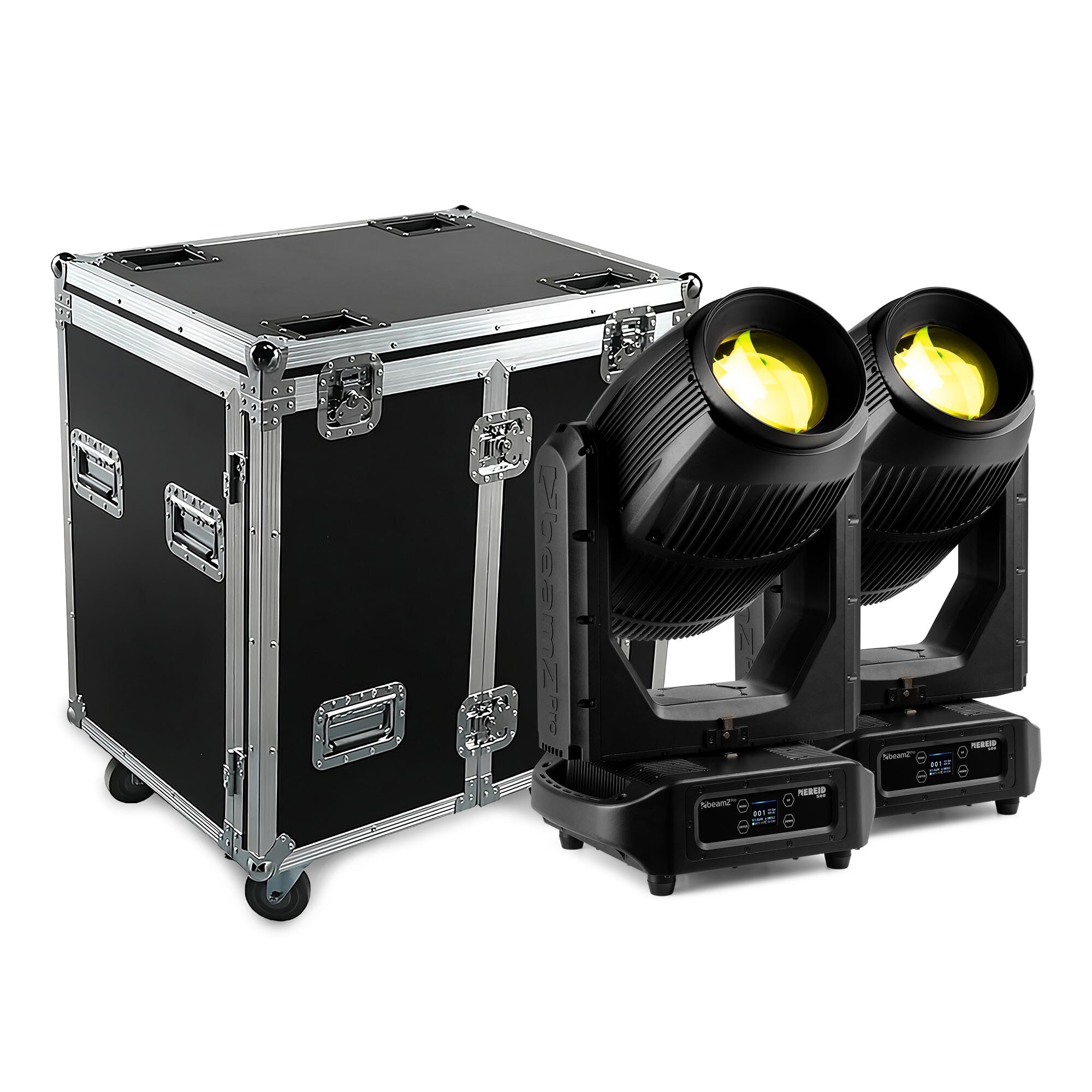 beamZ Pro Nereid500 Hybrid Outdoor Moving Head IP65, 2st i Flightcase