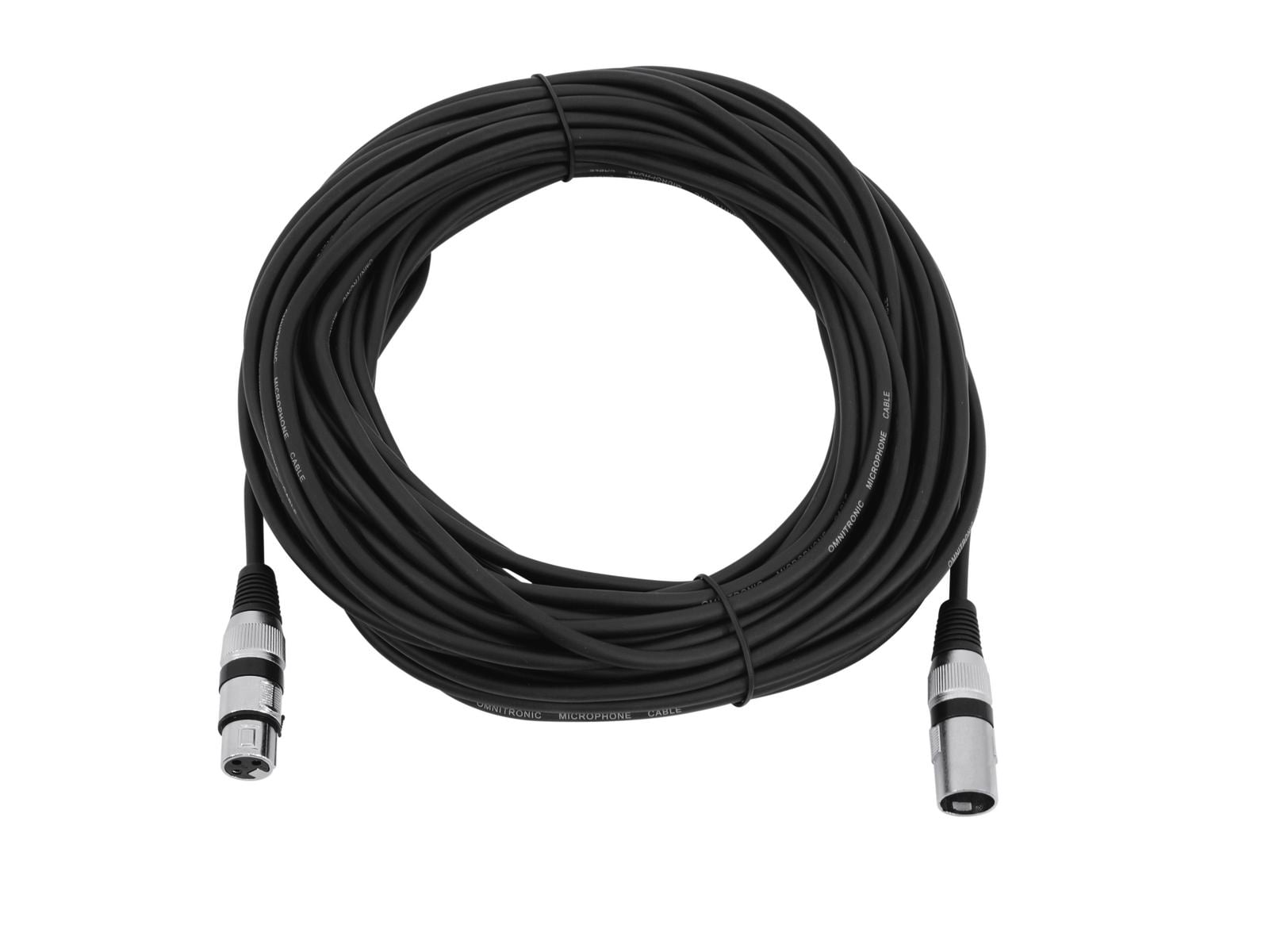 Köp Omnitronic XLR kabel 3pin 3m svart Online